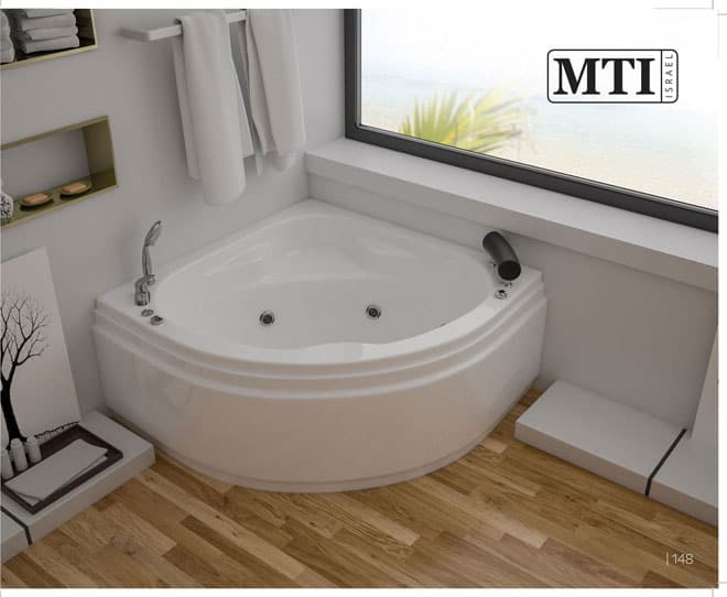 MTI-32-120X120 אמבטיה פינתית