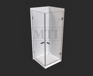 MTI-740 – דגם טל – מקלחון פינתי – שתי דלתות