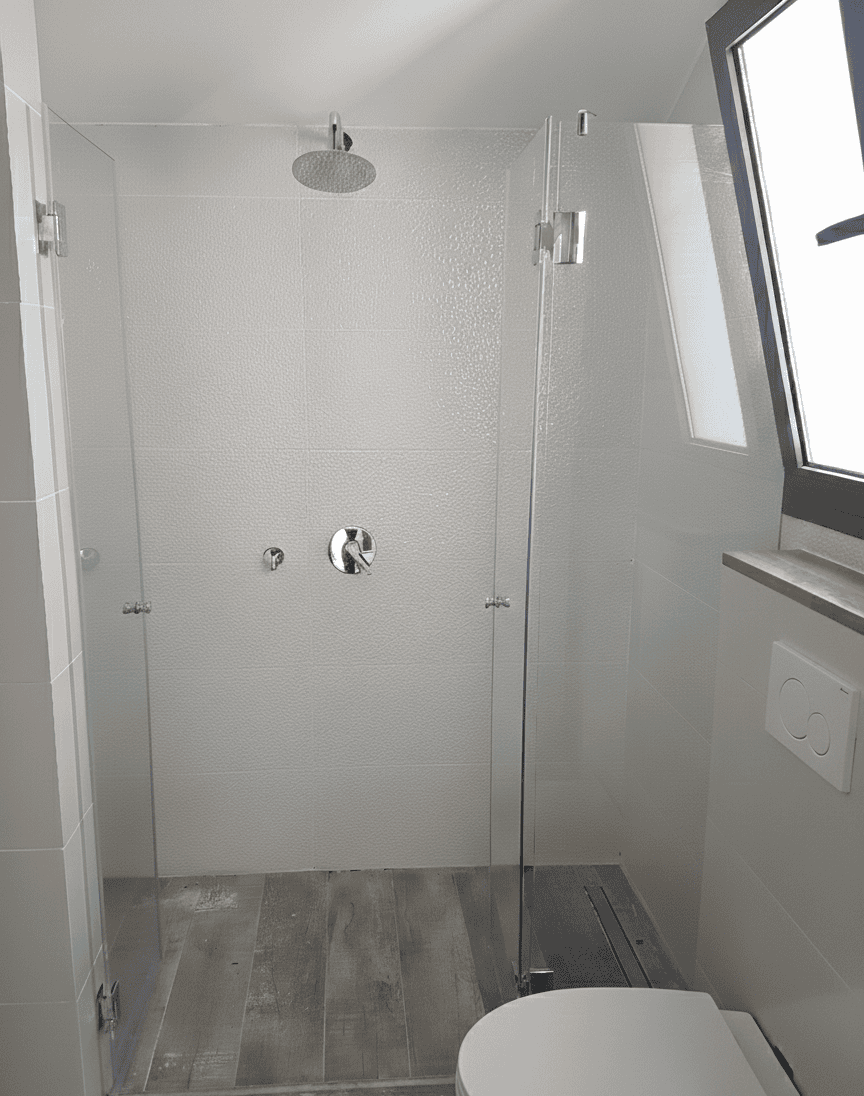 MTI-725 - דגם נועם - מקלחון חזיתי - קבוע ושתי דלתות – תמונה 7